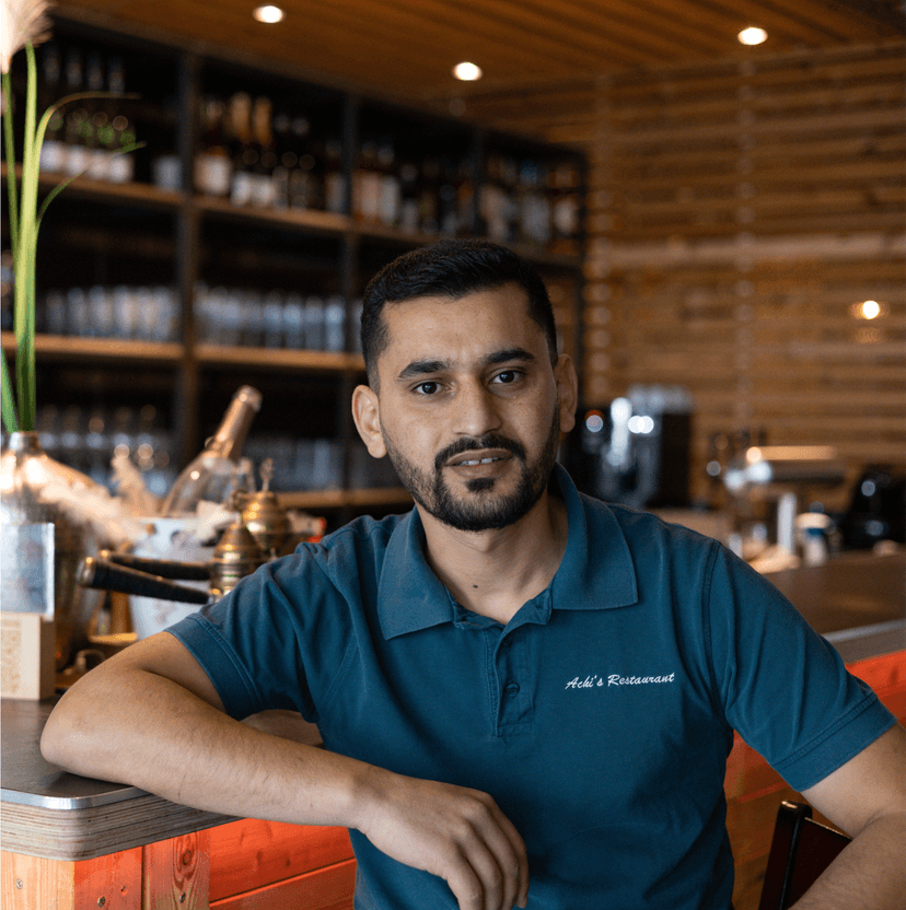 Geschäftsführer Ahmad Alahmad Alkadrow, auch: Achi